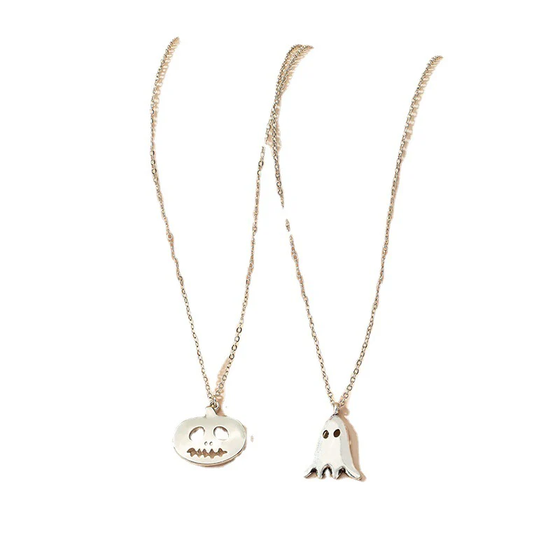 Popular Christmas Pumpkin Ghost Necklace - Image 2