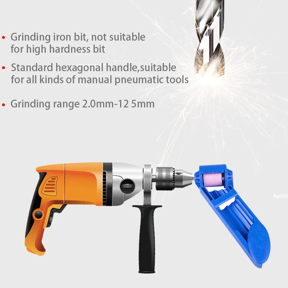 Portable Drill Bit Sharpener with Corundum Grinding Wheel - Image 3