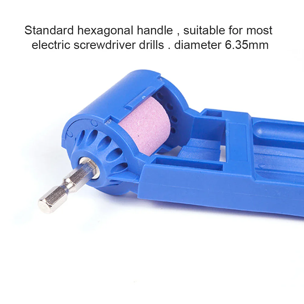 Portable Drill Bit Sharpener with Corundum Grinding Wheel - Image 5
