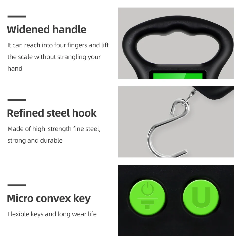 Portable Handheld Digital Luggage Scale - Image 3