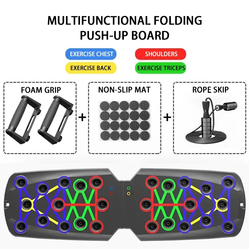 Portable Multifunctional Push-up Board Set - Image 7