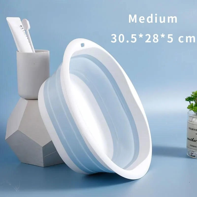 Portable Wash Basins Folding Laundry Tub Adult Baby Bath Basin Bathroom Kitchen Accessories Wash Basin - Image 7