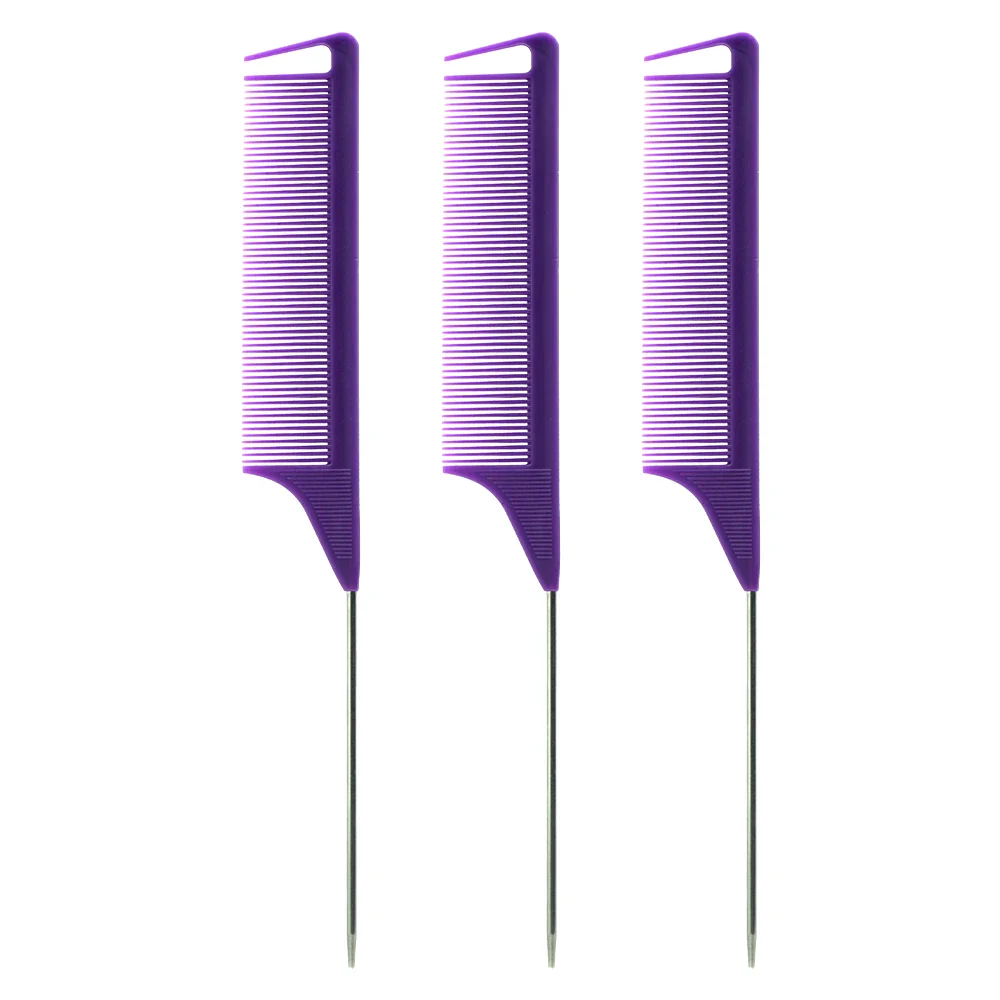 Pro Fine Tooth Rat Tail Comb/Set - Image 3
