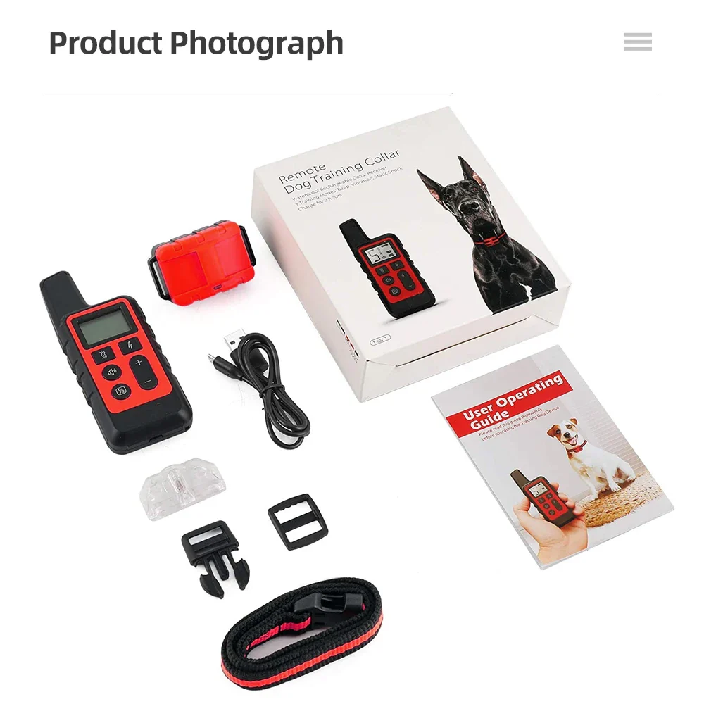 Professional 500m Remote Dog Training System - Image 6