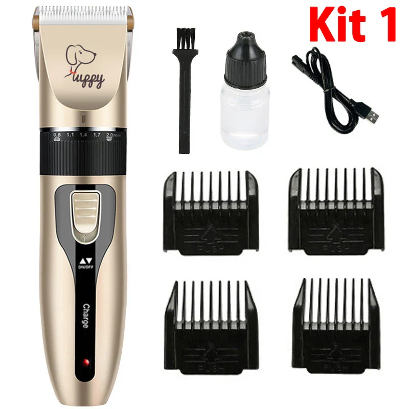 Professional Electric Pet Clipper Grooming Kit – Rechargeable Dog & Cat Hair Trimmer Set - Image 7
