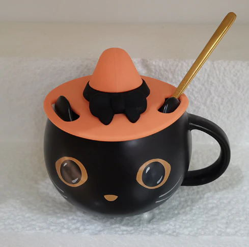 Pumpkin Covered Spoon Couple Gift Mug - Image 8