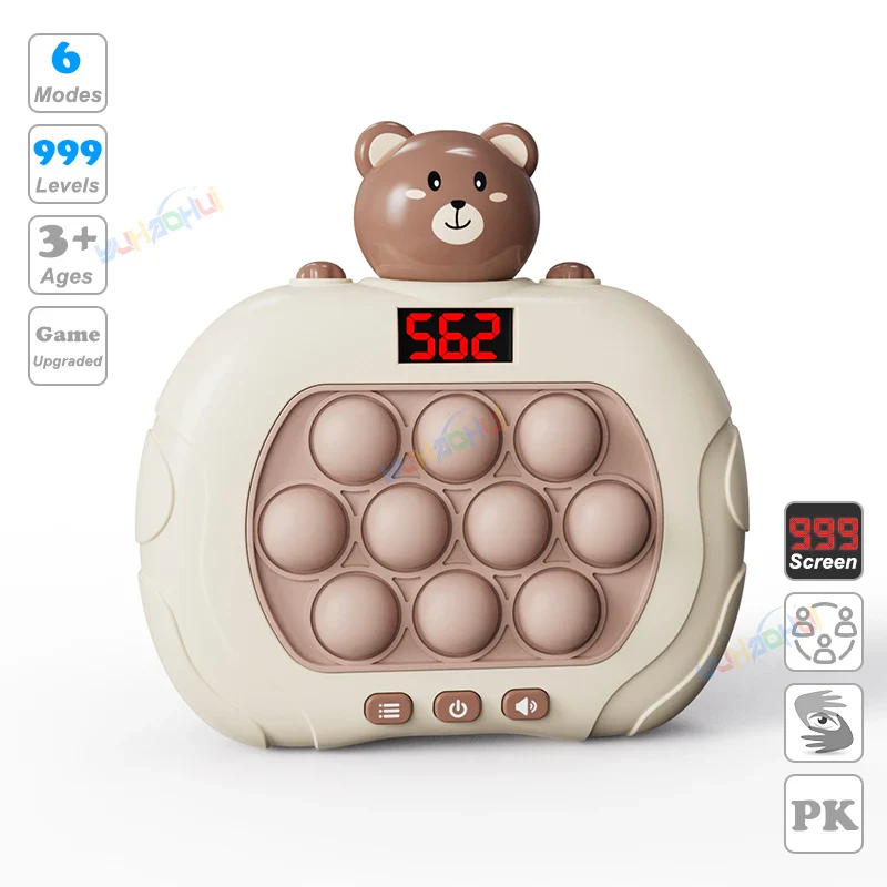 Quick Push Pop-Up Fidget Bubble Electronic Game - Image 7