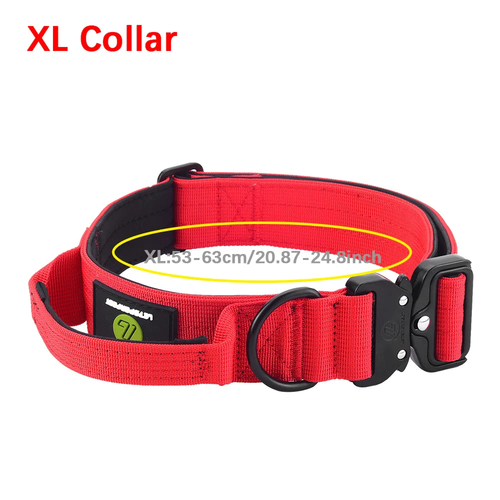 Quick Release Military Traffic Dog Leash with Heavy Duty Nylon Collar - Image 23