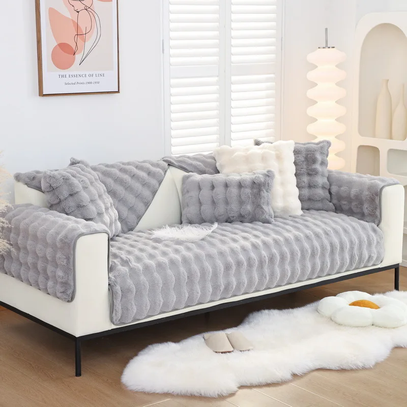 Rabbit Plush Lazy Sofa Cover - Image 7