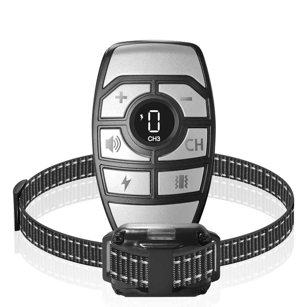 Rechargeable and Waterproof Electric Dog Training Collar with Remote Control - Image 4