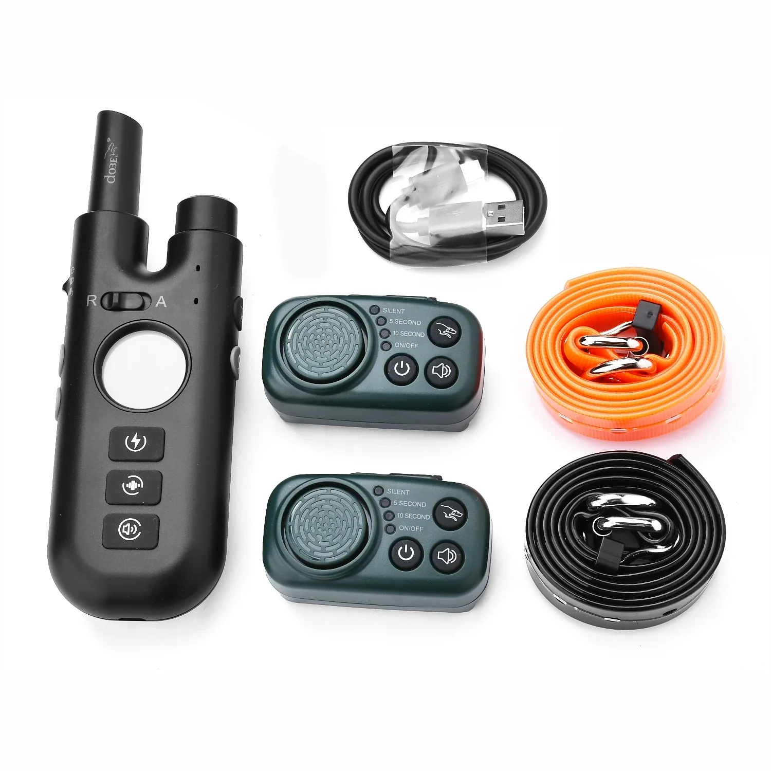 Remote-Controlled Dog Collar with Beeper for Hunting and Training - 800M Range