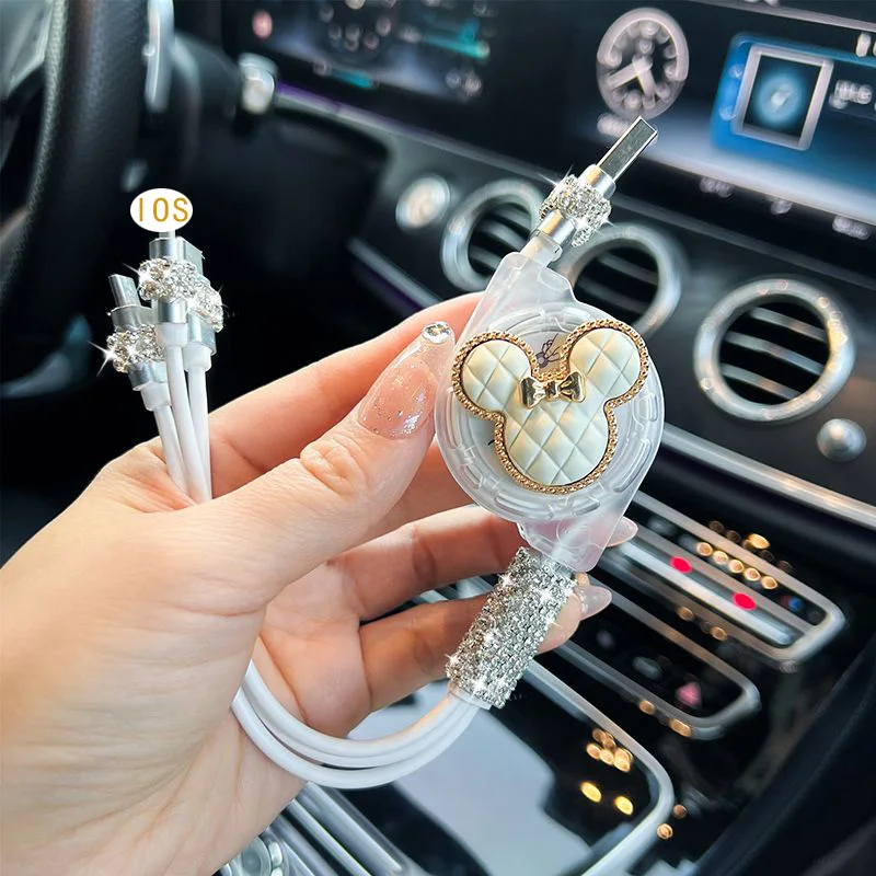 Retractable 3-in-1 Fast Charge Data Cable for Car - Image 11
