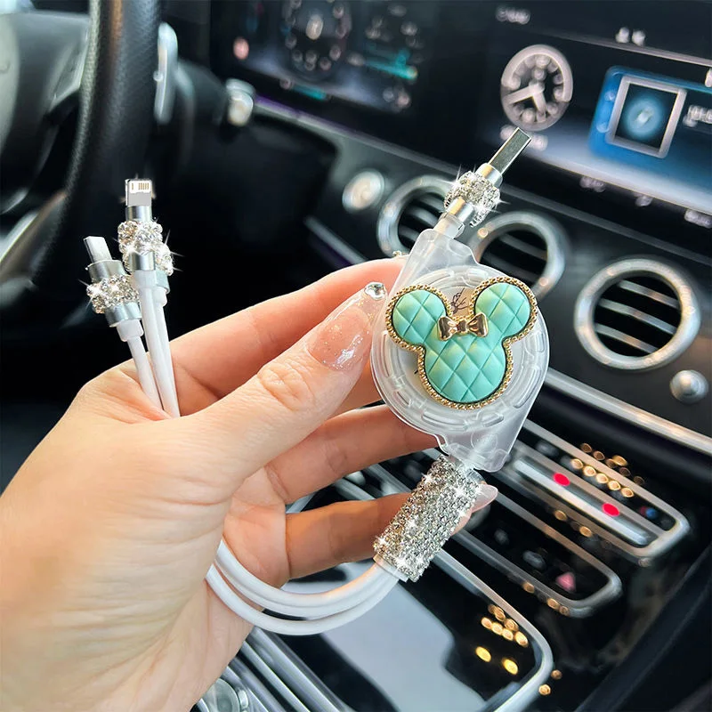 Retractable 3-in-1 Fast Charge Data Cable for Car - Image 5