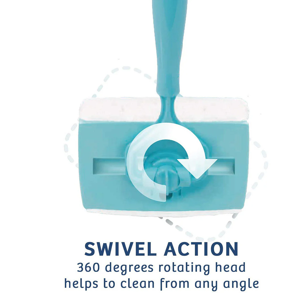 Retractable Cleaning Brush with Stainless Steel Handle - Image 6