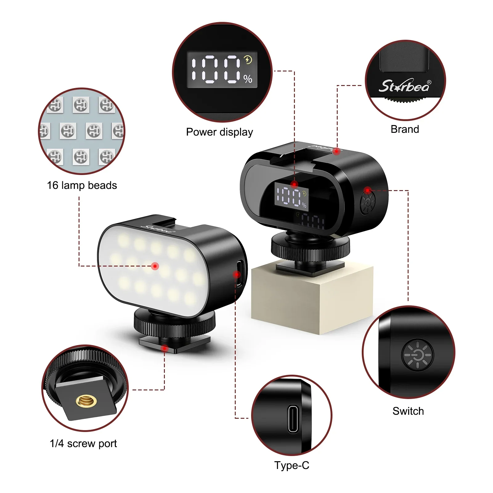 RGB Fill Light for Photography and Outdoor Vlogging - Image 3