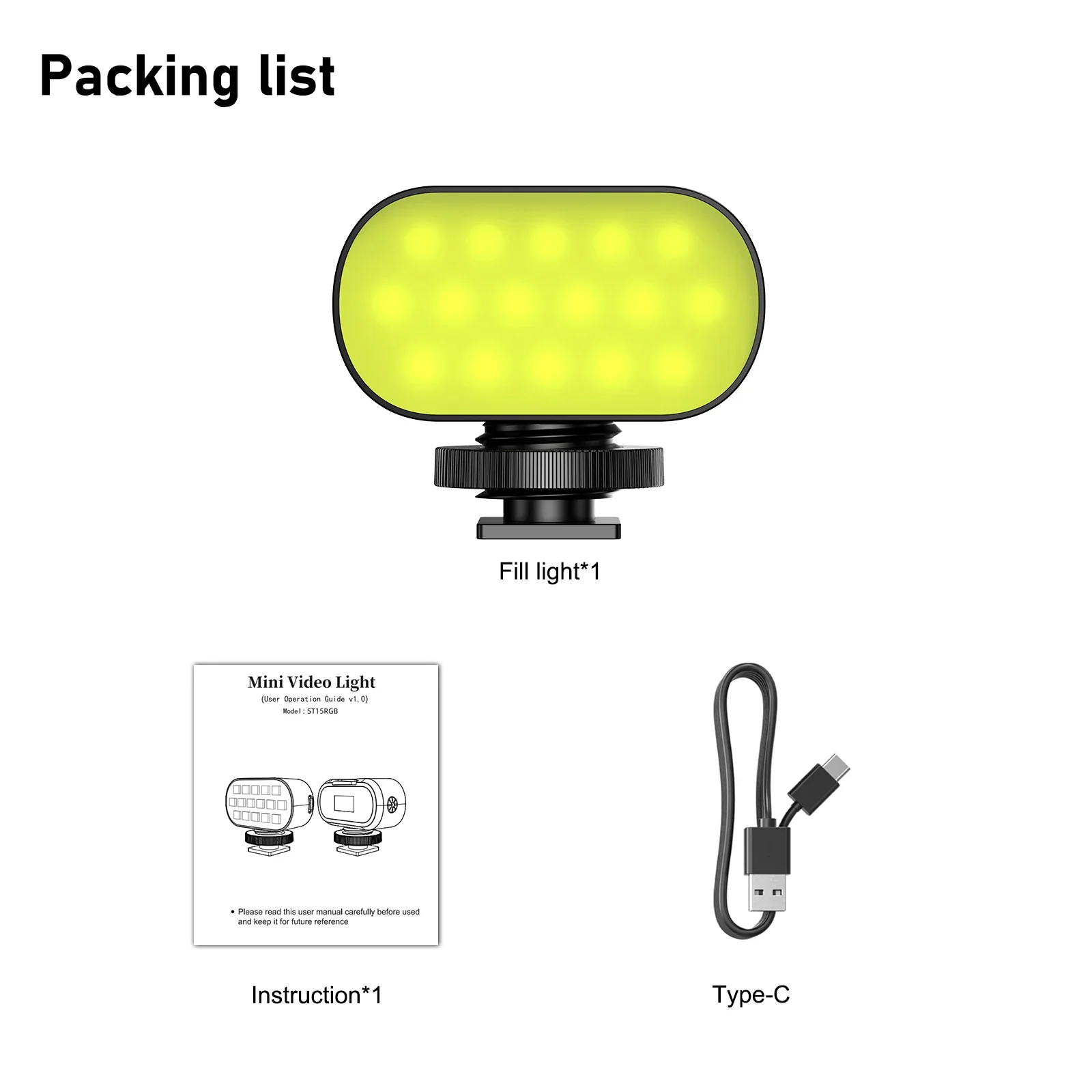 RGB Fill Light for Photography and Outdoor Vlogging - Image 7