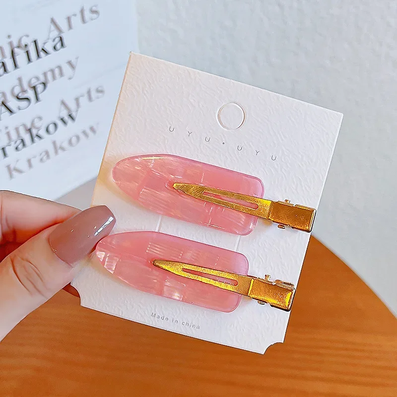 Sakura Pink Seamless Hair Clips - Set of 2/4 PCs - Image 15