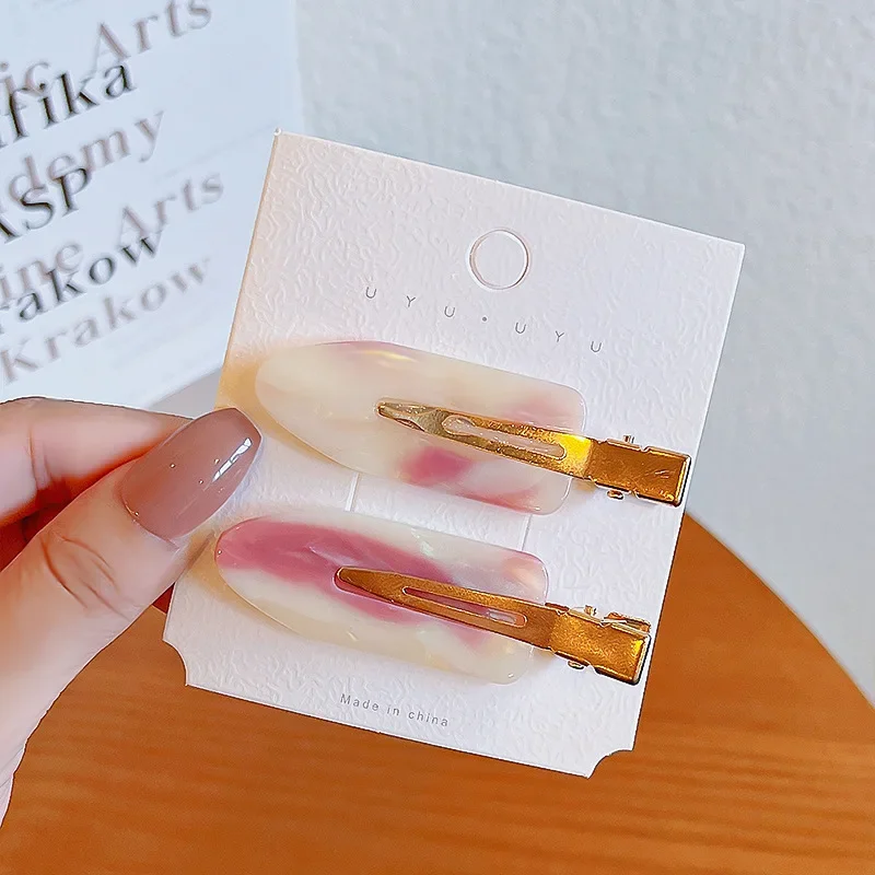 Sakura Pink Seamless Hair Clips - Set of 2/4 PCs - Image 17