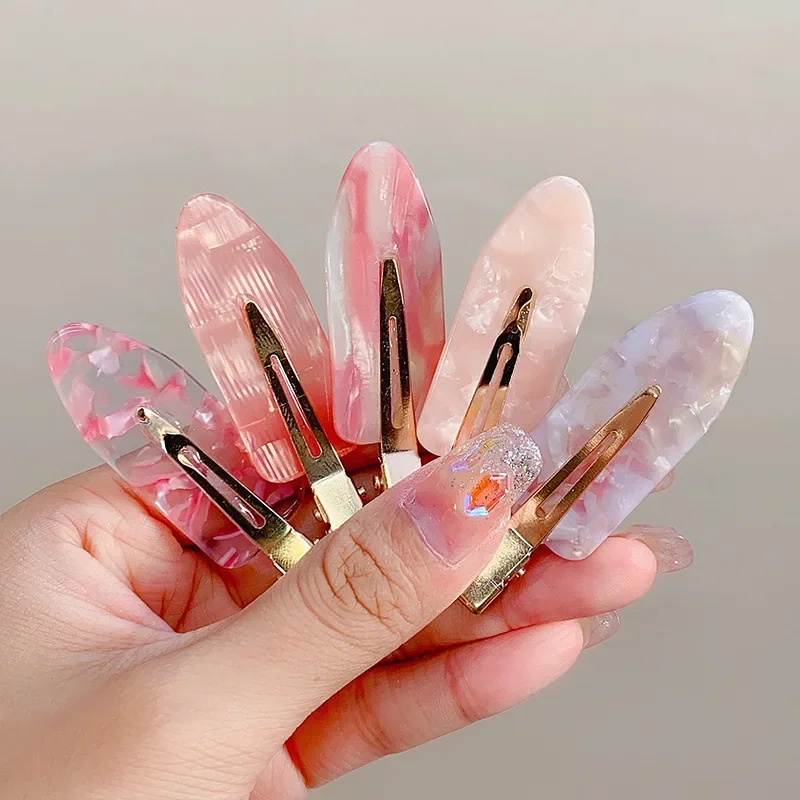 Sakura Pink Seamless Hair Clips - Set of 2/4 PCs - Image 3