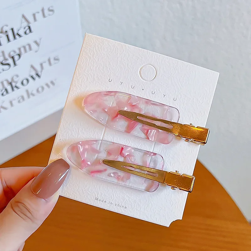 Sakura Pink Seamless Hair Clips - Set of 2/4 PCs - Image 9
