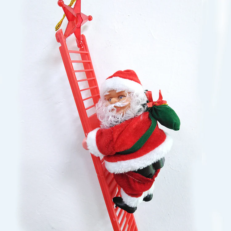 Santa Claus Climbing Ladder Electric Santa Claus Climbing Ladder - Image 4