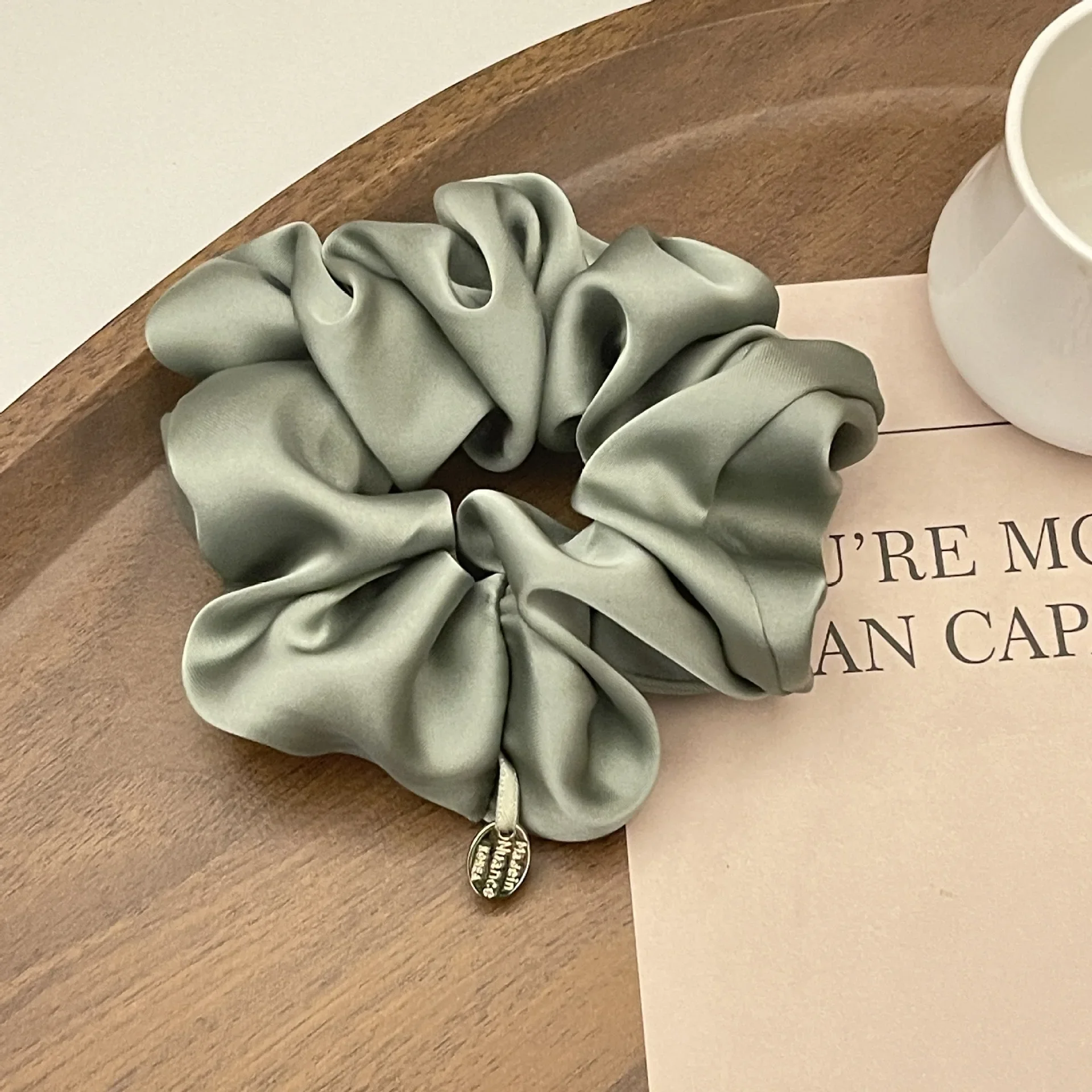 Satin Silk Hair Scrunchies - Image 12