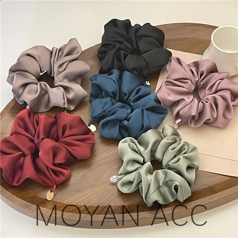 Satin Silk Hair Scrunchies - Image 5