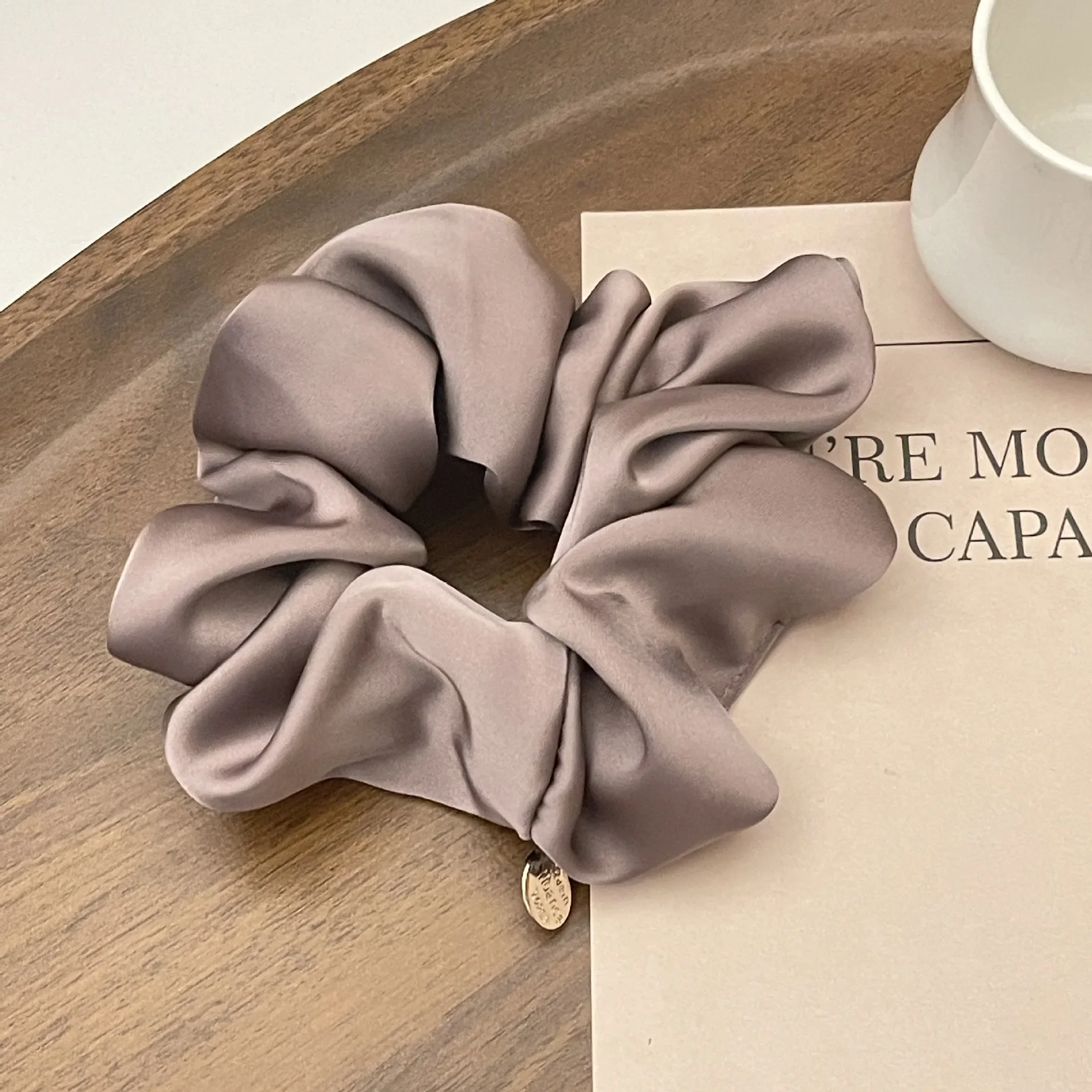 Satin Silk Hair Scrunchies - Image 7