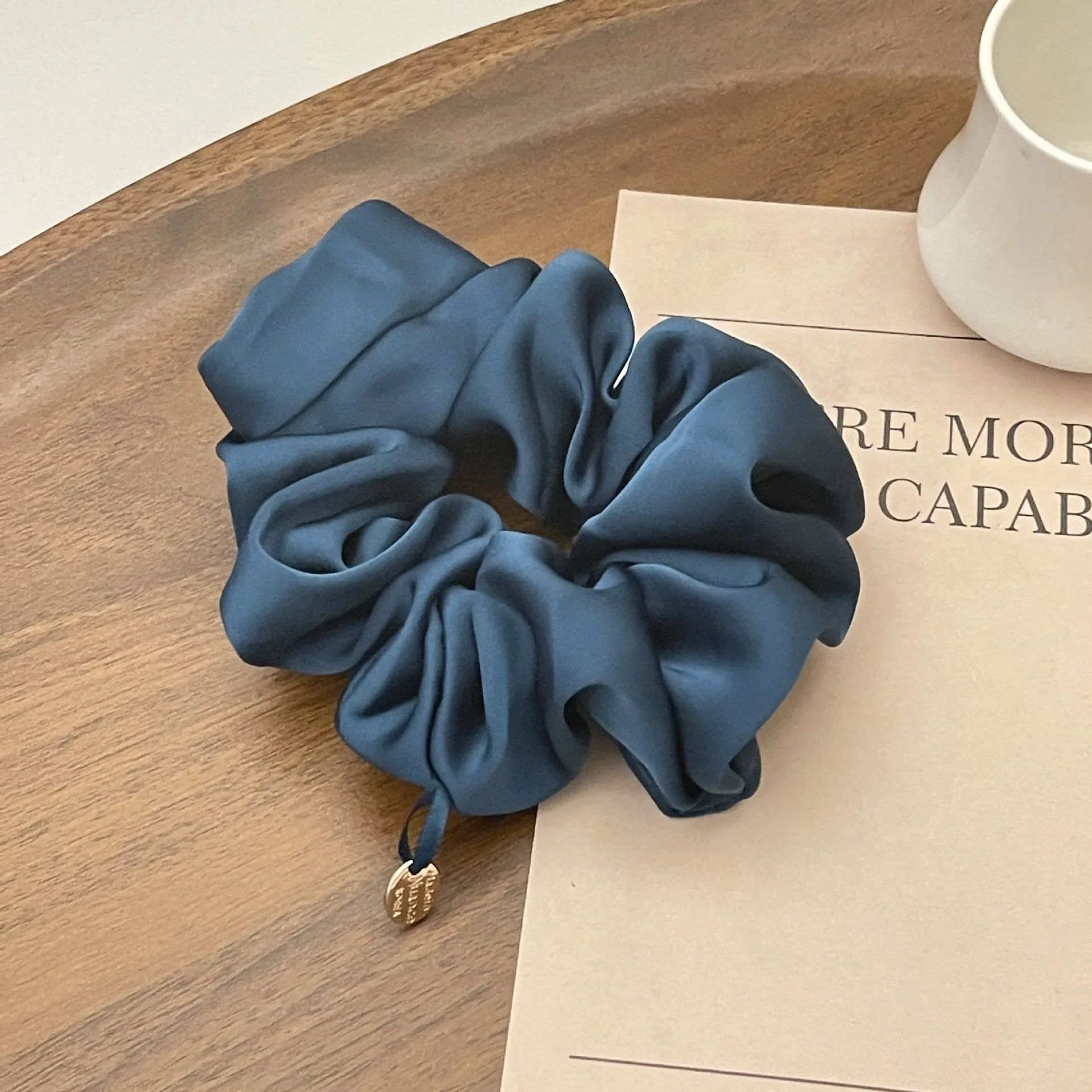 Satin Silk Hair Scrunchies - Image 9