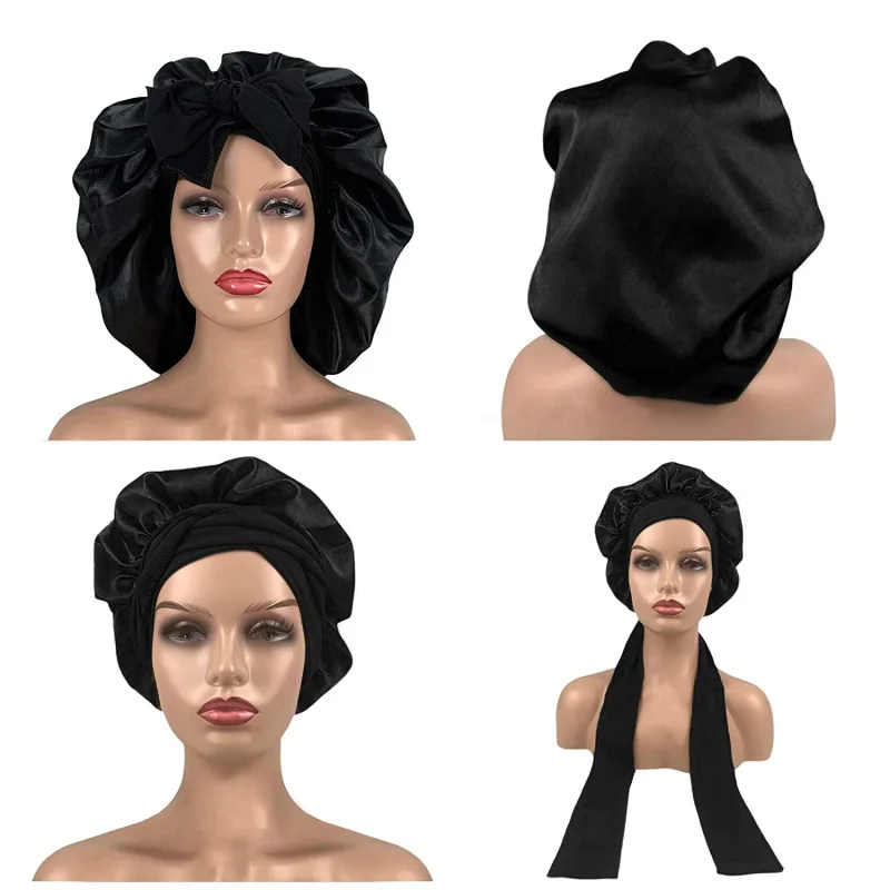 Satin Sleeping Hair Care Bonnet - Image 6
