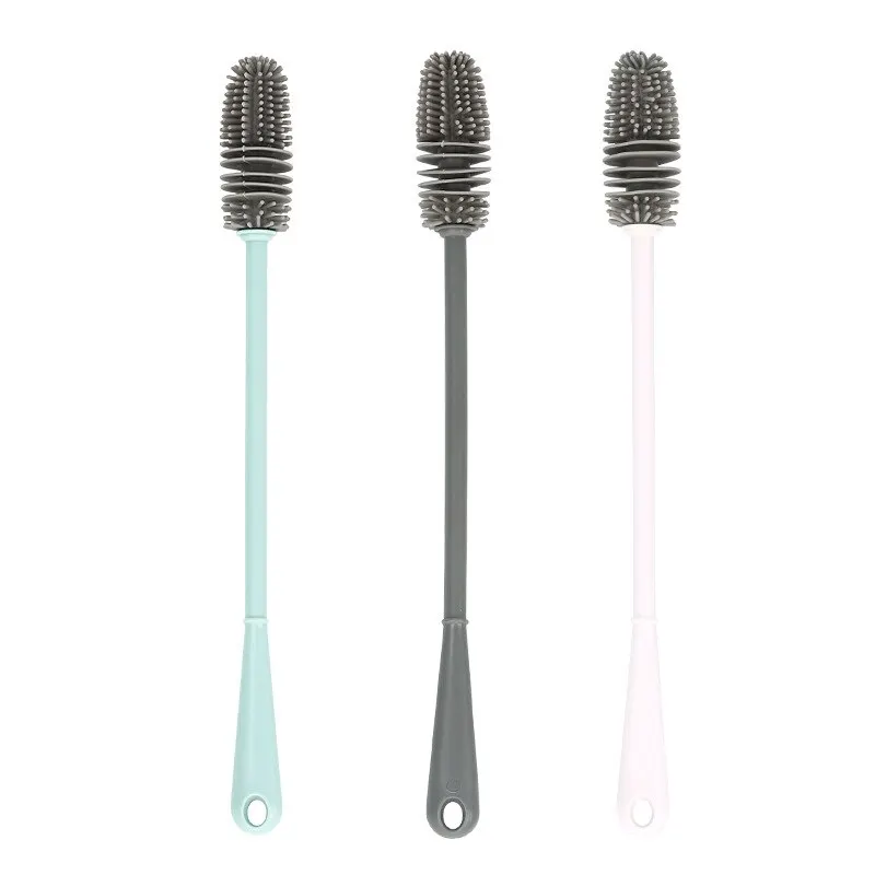 Silicone Long-Handle Bottle and Cup Cleaning Brush - Image 6