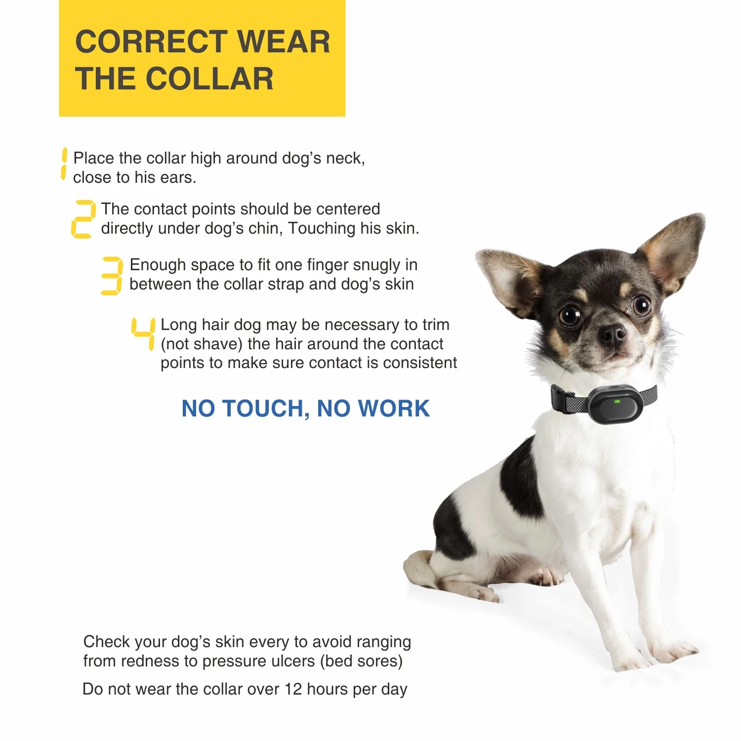 Small Dog Training Collar with Remote Control (300M) - Image 5