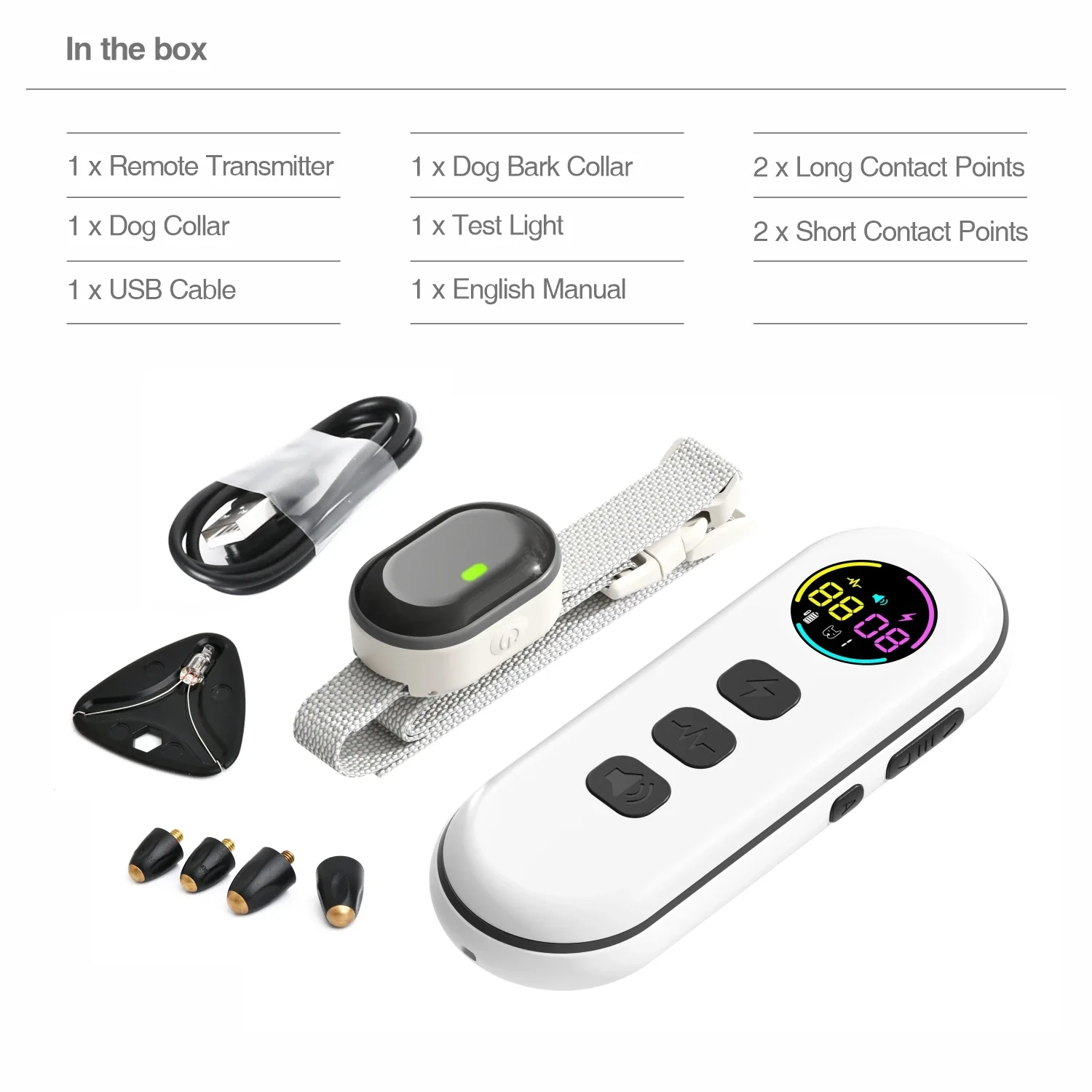 Small Dog Training Collar with Remote Control (300M) - Image 6