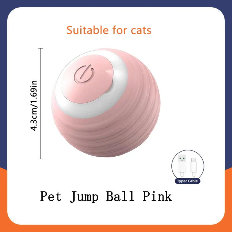 Smart Automatic Cat Toy Ball – USB Rechargeable Interactive - Image 17