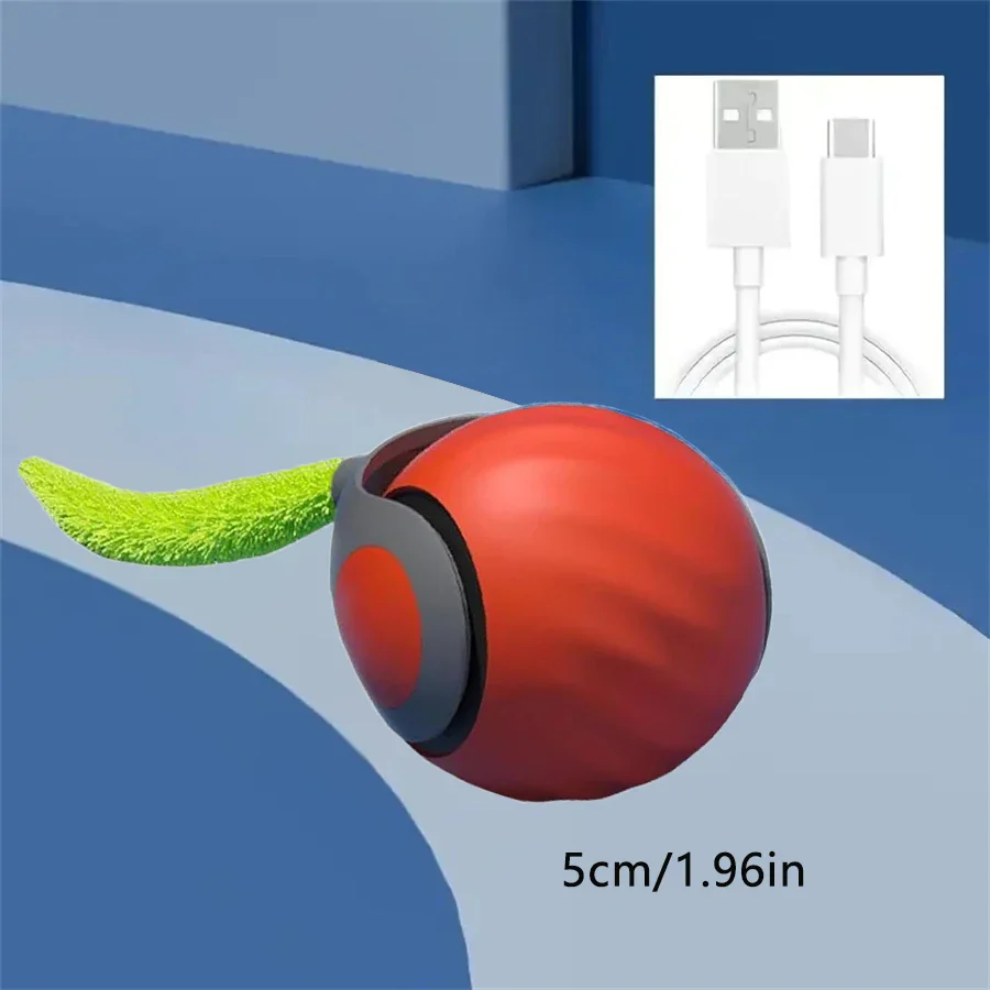 Smart Automatic Cat Toy Ball – USB Rechargeable Interactive - Image 9