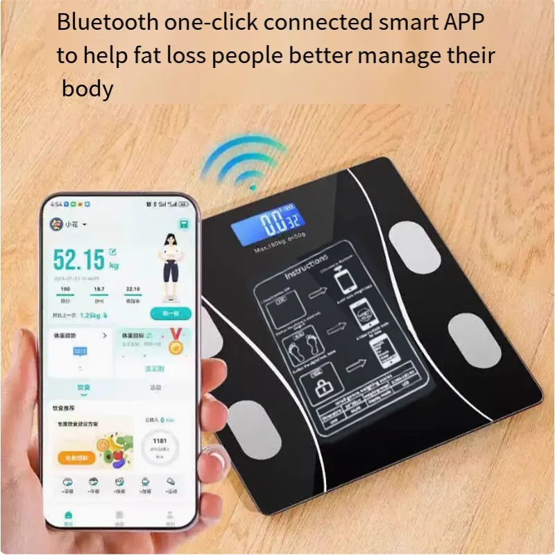 Smart Bluetooth Body Fat & Weight Loss Scale – Precision Electronic Scale for Mobile - Image 2