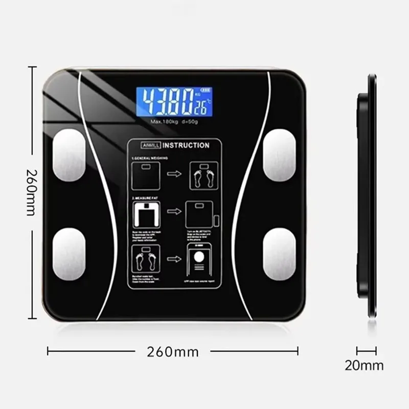 Smart Bluetooth Body Fat & Weight Loss Scale – Precision Electronic Scale for Mobile - Image 5