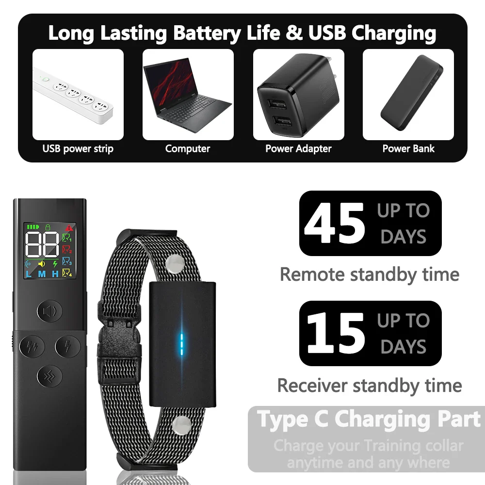 Smart Training Collar with Rechargeable Remote - Image 3