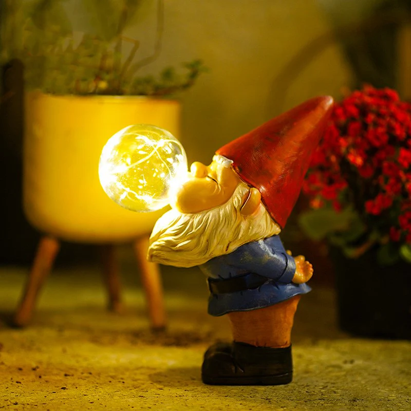 Solar Lamp Resin Handicraft Outdoor Courtyard - Image 8