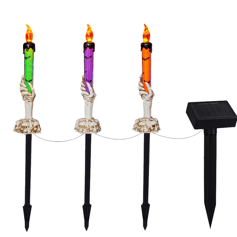 Solar Outdoor Courtyard Halloween Pumpkin Lamp - Image 11