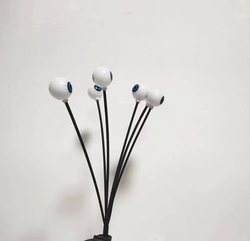 Solar-Powered Halloween Horror Eyeball String Floor Lights - Image 3