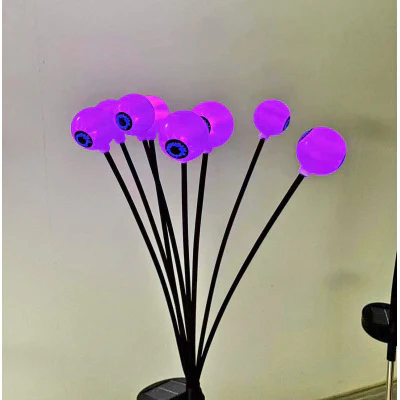 Solar-Powered Halloween Horror Eyeball String Floor Lights - Image 7