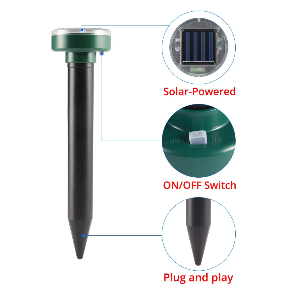 Solar-Powered Ultrasonic Pest Repeller - Image 4