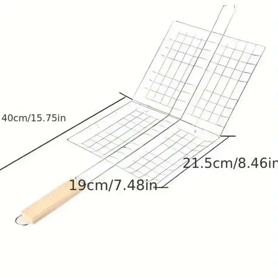 Stainless Steel Non-Stick BBQ Basket - Image 6