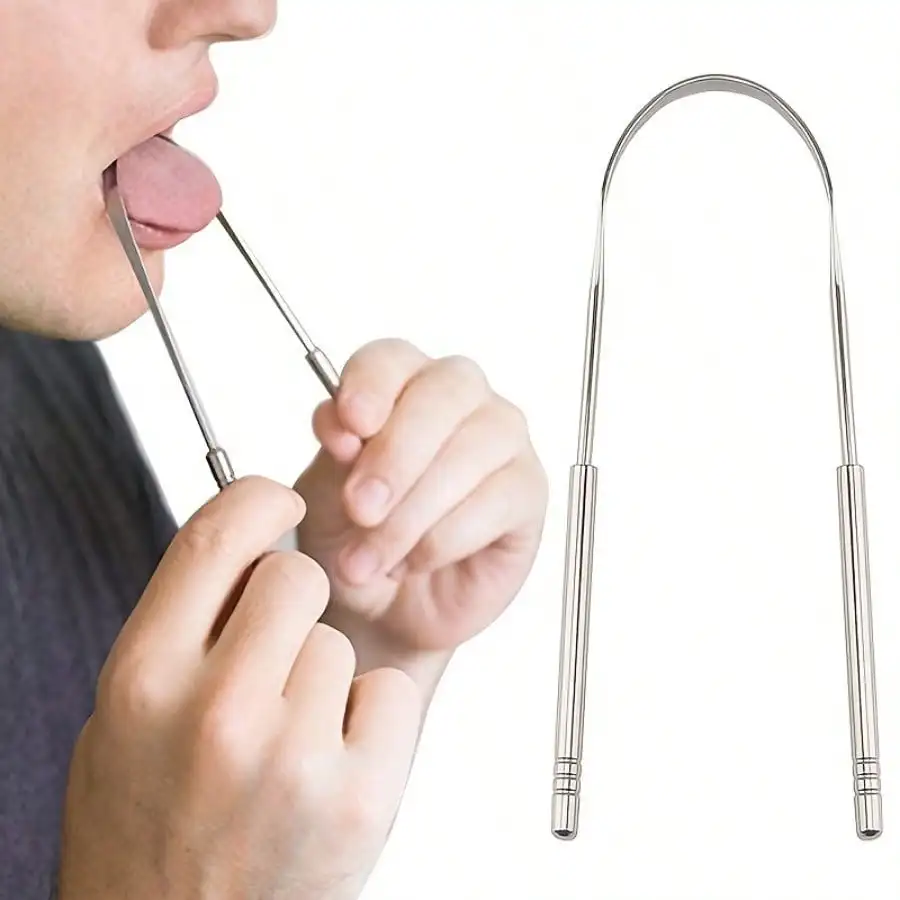 Stainless Steel Tongue Scraper Set with Storage Box - Image 8