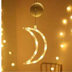 Star String Lights LED Christmas Curtain Lights Indoor Bedroom Home Party Decoration Snowman Christmas Tree Holiday Lights - Image 13