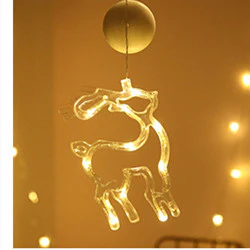 Star String Lights LED Christmas Curtain Lights Indoor Bedroom Home Party Decoration Snowman Christmas Tree Holiday Lights - Image 7