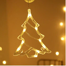 Star String Lights LED Christmas Curtain Lights Indoor Bedroom Home Party Decoration Snowman Christmas Tree Holiday Lights - Image 8