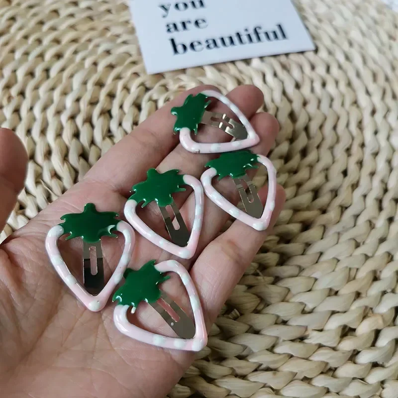 Strawberry & Apple Hair Clips - Image 5