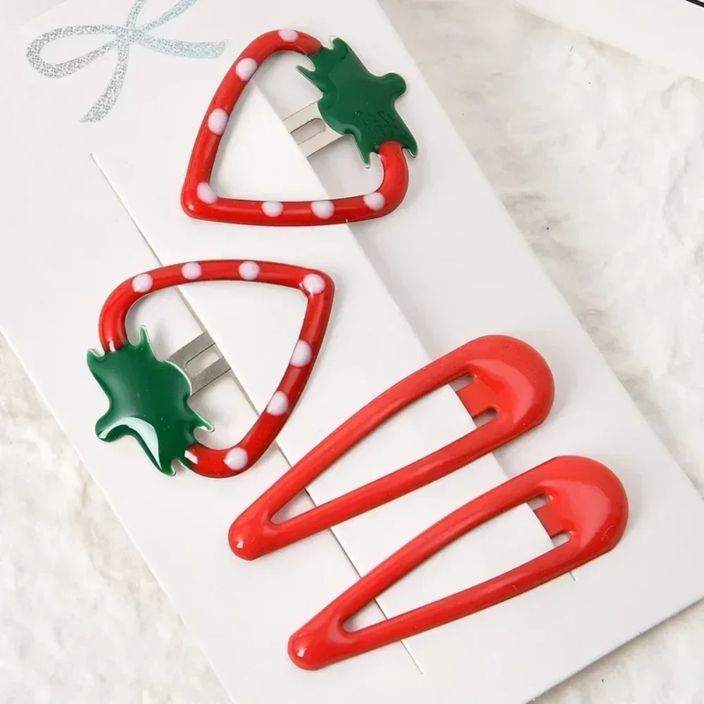 Strawberry & Apple Hair Clips - Image 7